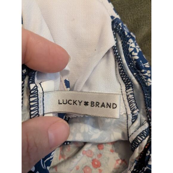 Lucky Brand Swimsuit Womens Size Small? Tankini Top Multicolor Adjustable Straps - Picture 5 of 5